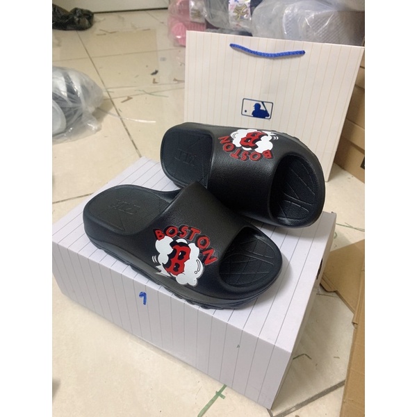 Dép quai ngang xanh ny  nam nữ , dép lê ny nam nữ thời trang đúc nguyên khối xuất dư