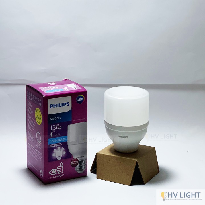 Bóng đèn PHILIPS LEDBright E27 230V -  - Thay thế hoàn hảo cho bóng đèn Compact
