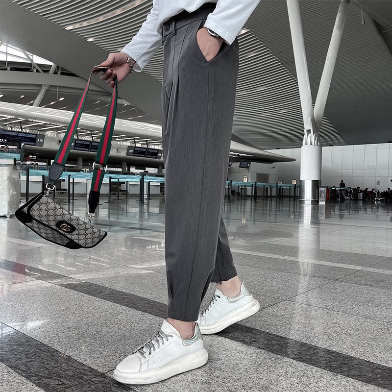 Quần Âu Nam Ống Rộng Vải Hàn cao cấp, Quần Tây Jogger Phong Cách Mới Lên Dáng Cực Đẹp, Dễ mặc, Dễ phối đồ, thoáng mát