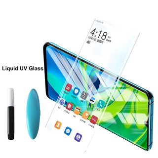 Kính cường lực kèm keo dán UV bảo vệ toàn màn hình cho Xiaomi Mi 14 13 Lite 13 Ultra 12 12s 12X 11 Ultra Note 10 Lite Pro 5G