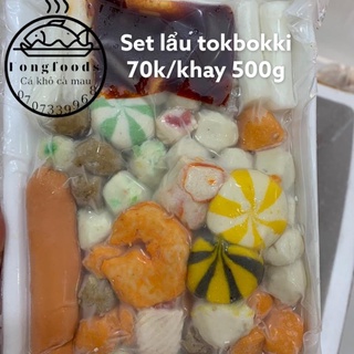 Set lẩu tokbokki 500g , loại ngon