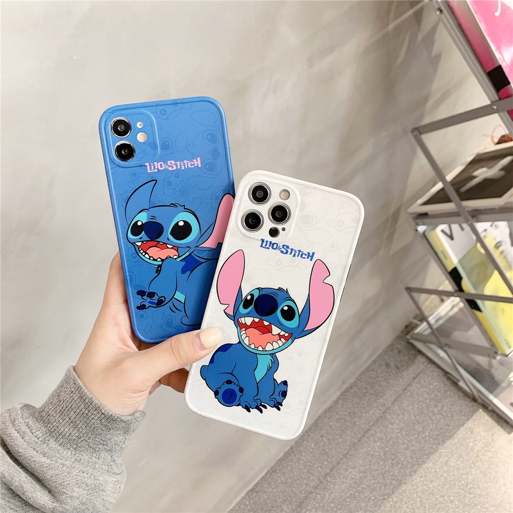 Ốp điện thoại mềm in hoạt hình stitch thích hợp cho iPhone13 12 mini 11 PRO MAX 7/8plus SE2020 X/XS XR XSMAX