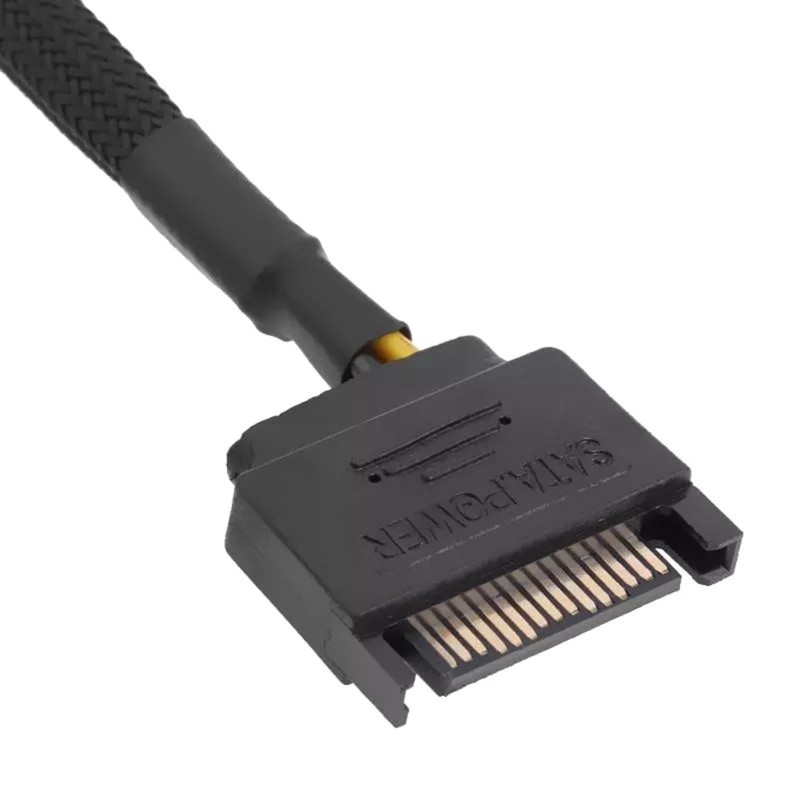 Dây Cáp Chuyển Đổi Sata 15 Pin Sang 3 Pin / 4 Pin Cho Bo Mạch Chủ