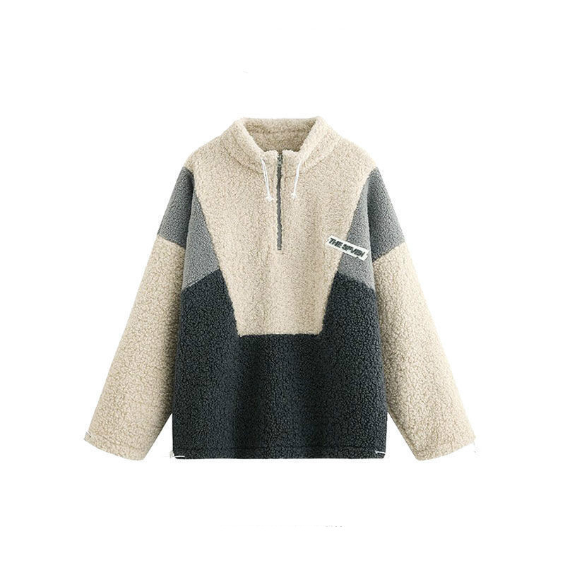 Áo chất liệu lông cừu dày dặn thiết kế phong cách thời trang dành cho nữ