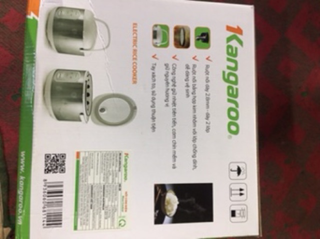 Nồi cơm điện kangaroo 1,8l KG29