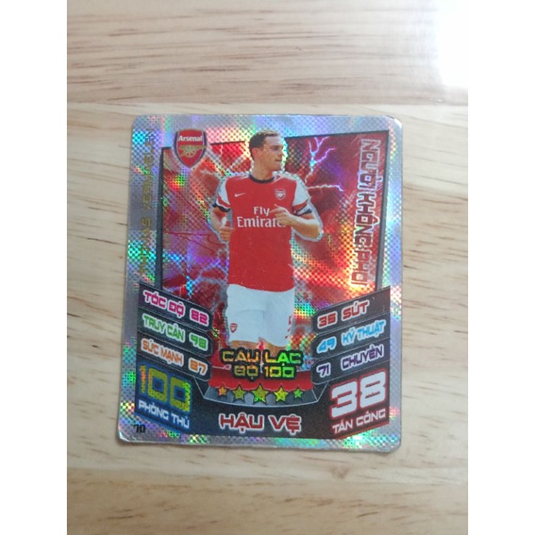 Thẻ Cầu Thủ Bóng Đá Poca Match Attax Mùa Giải 2012-2013