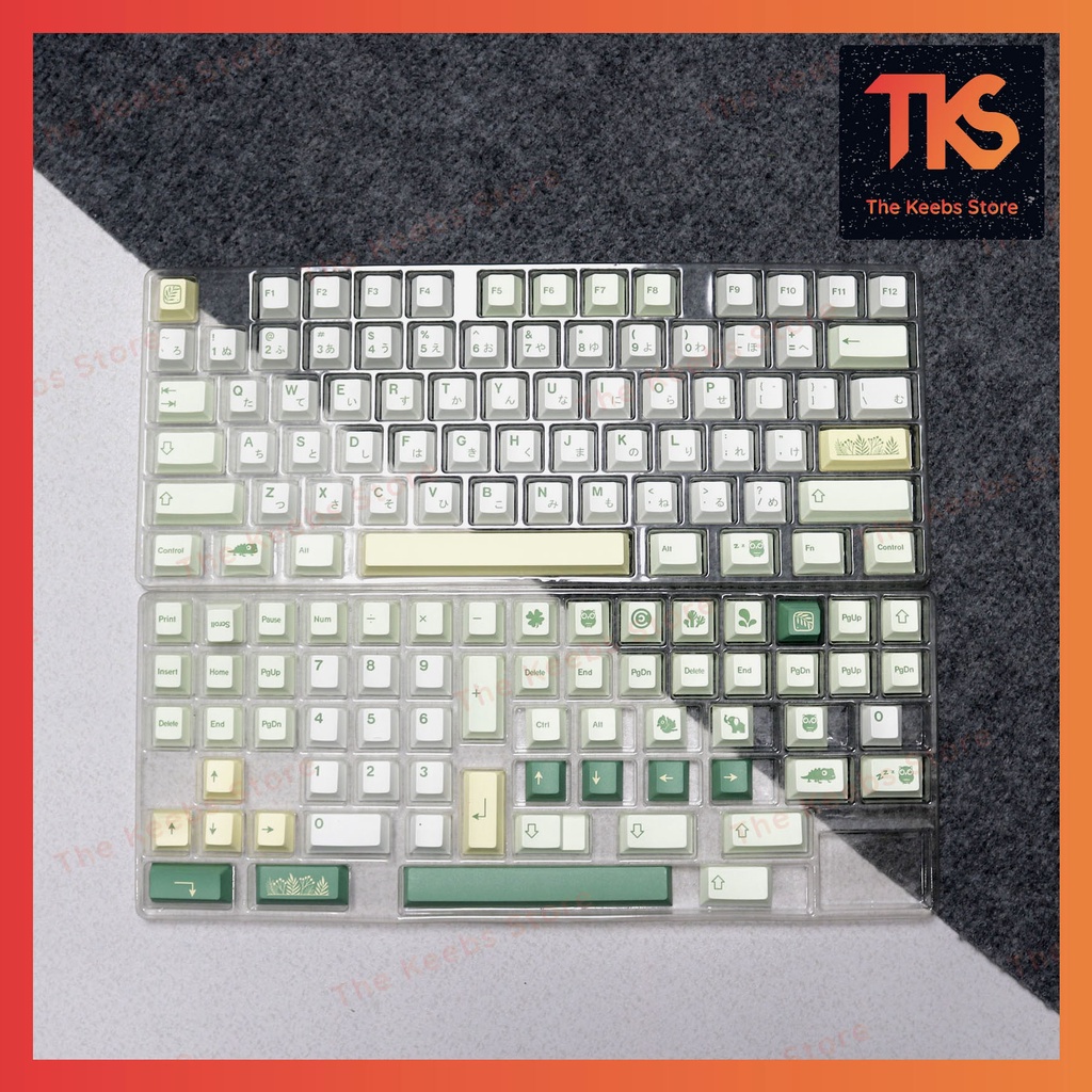 Keycap Garden | Profile Cherry | PBT Dyesub | Nút bàn phím cơ | TKS
