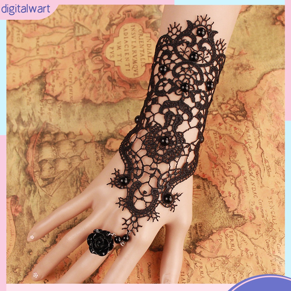 Vòng Tay Kèm Nhẫn Đeo Tay Phong Cách Vintage Độc Đáo