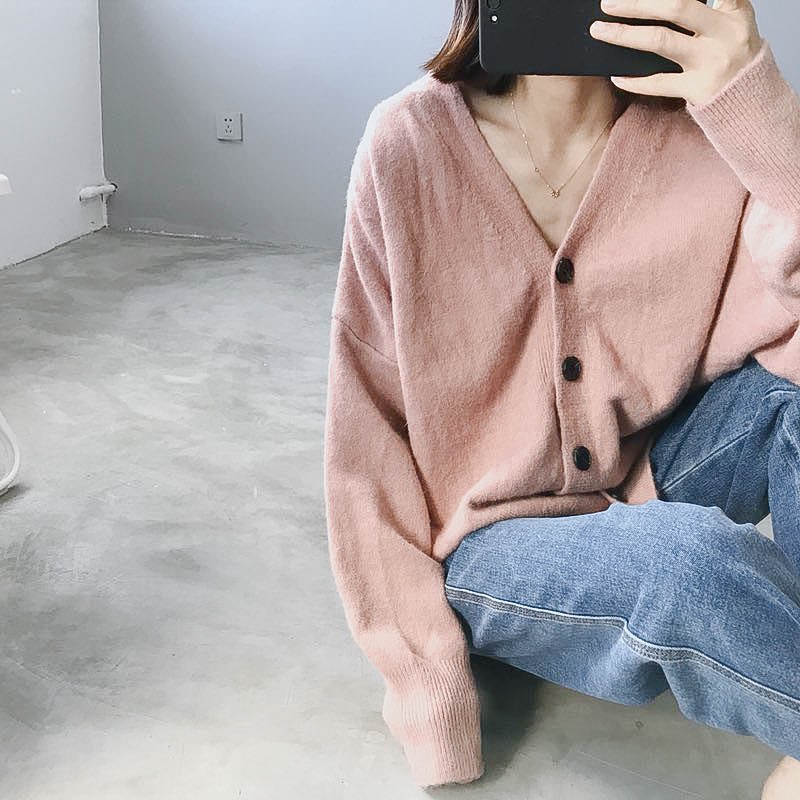 🌟 ÁO CADIGAN LEN TRƠN BASIC COTTON SIÊU MỀM, SIÊU XINH | BigBuy360 - bigbuy360.vn