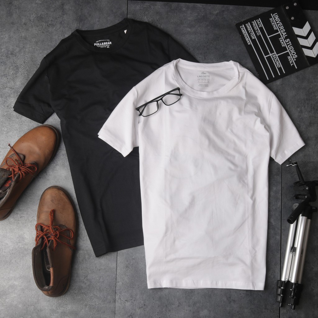 Áo phông nam Cổ tròn Chất vải cotton hàng hiệu VNXK