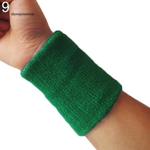 1 Băng Đeo Cổ Tay Thể Thao Thấm Hút Mồ Hôi Dùng Khi Chơi Cầu Lông / Tennis / GYM