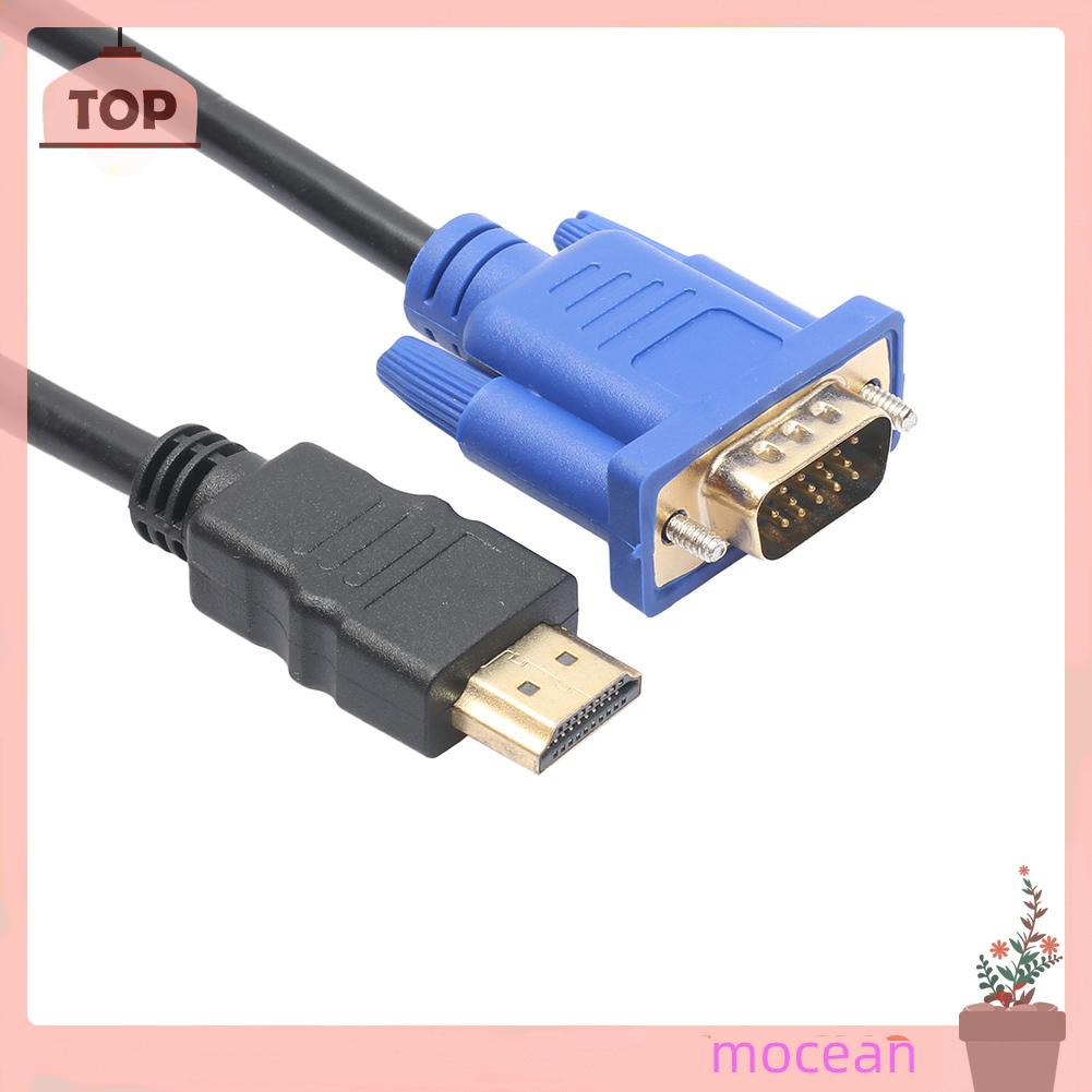 Dây Cáp Chuyển Đổi Hdmi-Compatible Sang Vga Hd 15pin 1080p 6ft