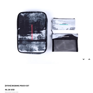 Set túi du lịch Bigbang pouch hàng off có sẵn săn sale