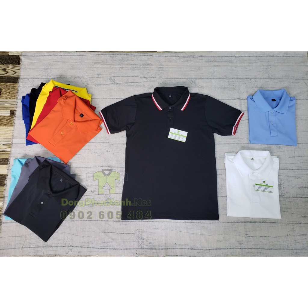 Áo thun cá sấu có cổ Áo thun nam nữ Áo thun vải cá sấu poly thái | BigBuy360 - bigbuy360.vn