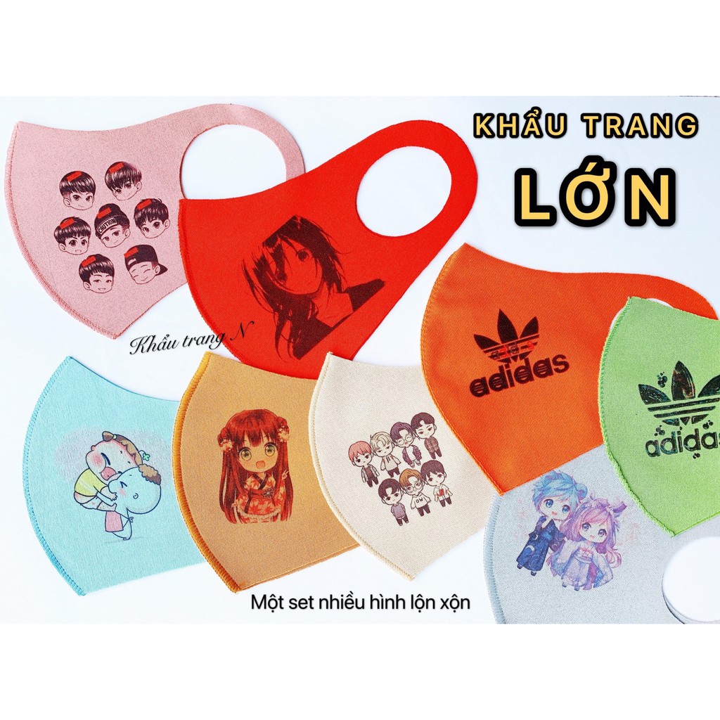 KHẨU TRANG VẢI ⚡ GIÁ 1K ⚡ KHẨU TRANG HÌNH ⚡ HÀNG ĐẸP ⚡KHẨU TRANG POLY ⚡ KHẨU TRANG CHỐNG BỤI ⚡ẢNH THẬT SHOP TỰ CHỤP | BigBuy360 - bigbuy360.vn