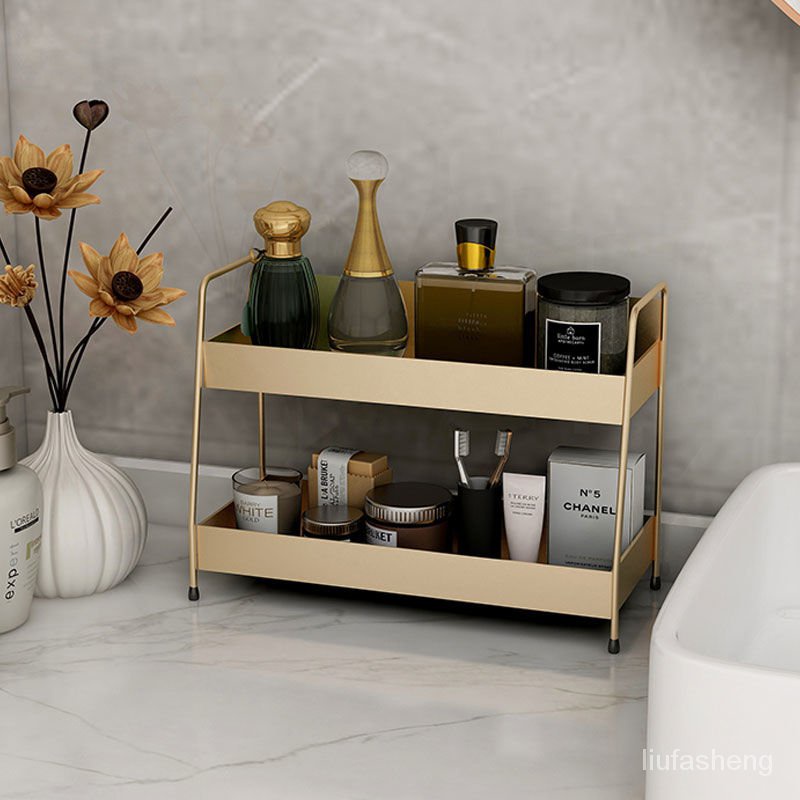 Giá Sắt Đựng Mỹ Phẩm Để Bàn Tiện Dụng