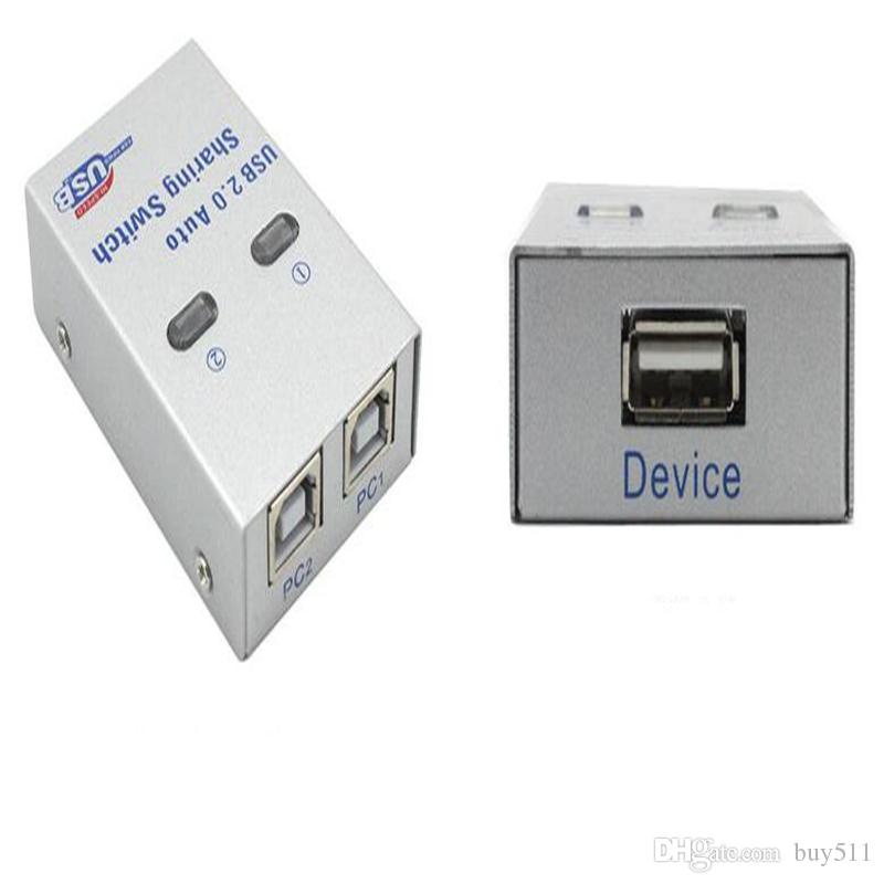 Bộ chia máy in tự động, chia ra 2 cổng, 4 cổng vỏ kim loại xịn. nhiều máy tính dùng chung 1 máy in