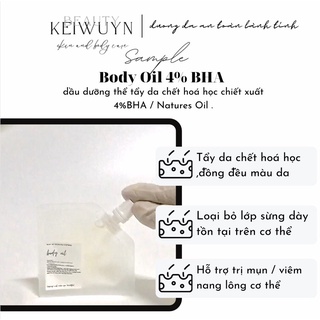 SAMPLE DẦU DƯỠNG BODY OIL 4% BHA