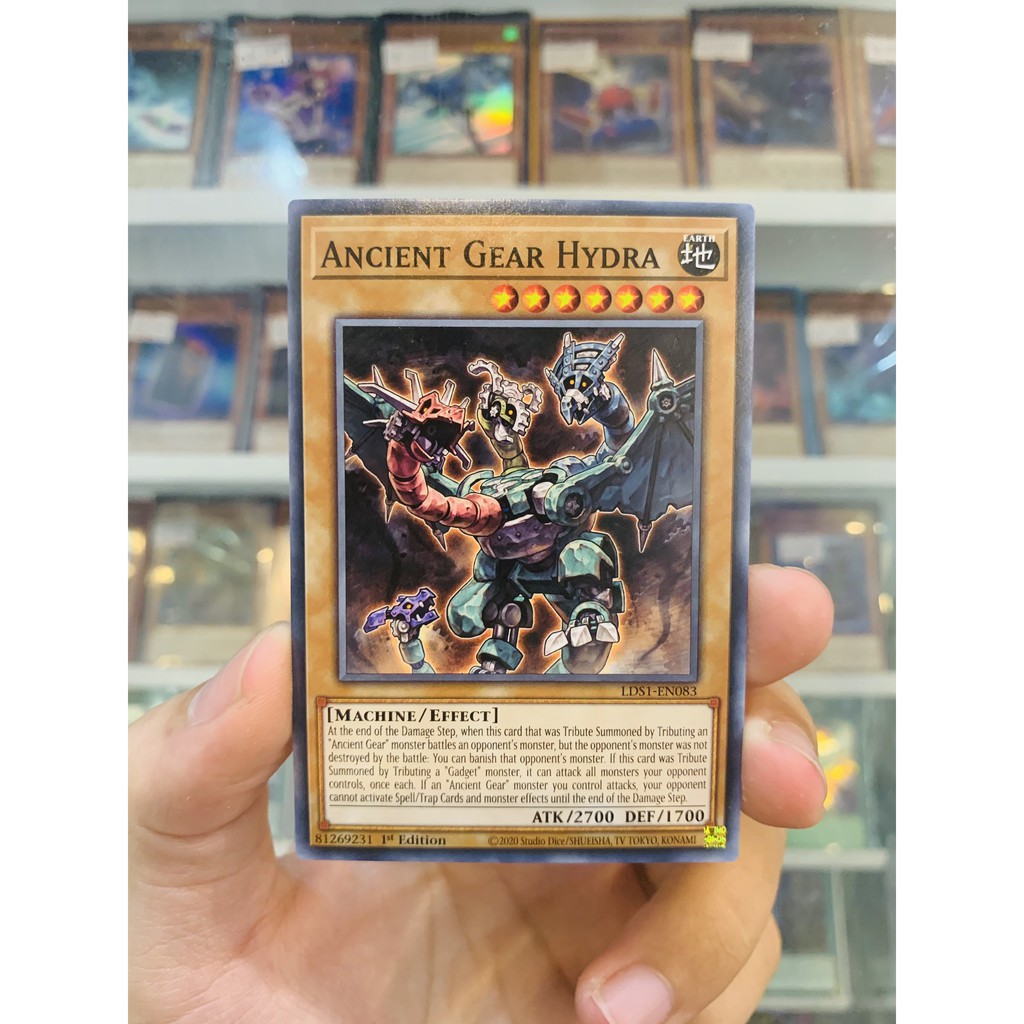 Thẻ Bài Lẻ YugiOh! Mã LDS1-EN083 - Ancient Gear Hydra - Common - 1st Edition