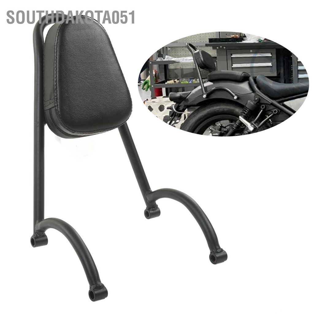 [Hàng Sẵn] Baga Tựa Lưng phía sau Có Đệm bằng da PU cho Xe máy Honda Rebel CMX300 CMX500【Southdakota051】