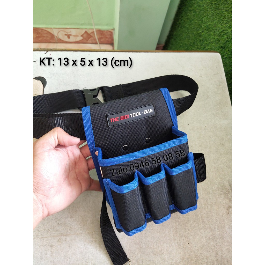 Đai đựng đồ nghề đeo hông TGTB- Y6 Blue cao cấp