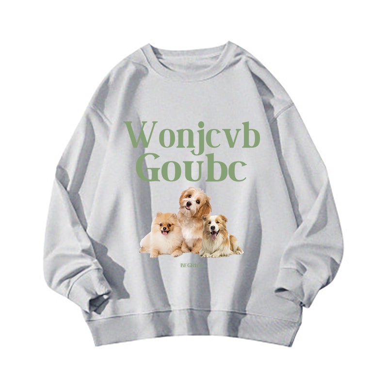 NRVP Áo Thun Tay Dài Oversize In Họa Tiết Phong Cách Hàn Quốc Thời Trang Cho Nam Và Nữ