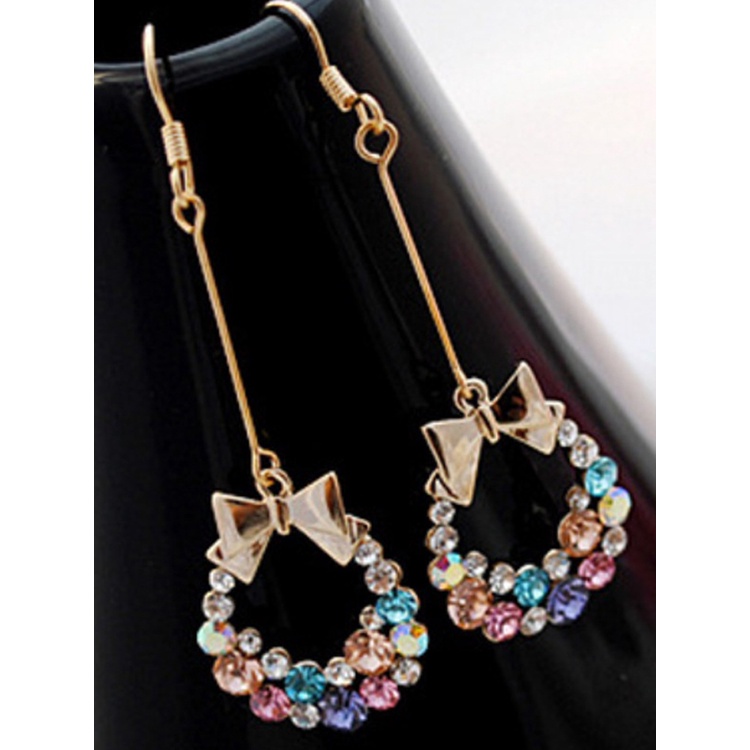 1 Đôi Bông Tai Đính Đá Thời Trang JP6