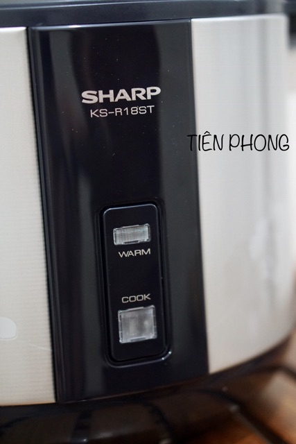 [Mã ELHADEV giảm 4% đơn 300K] Nồi cơm điện Sharp 1.8 L KS-R18ST, Hàng nhập khẩ