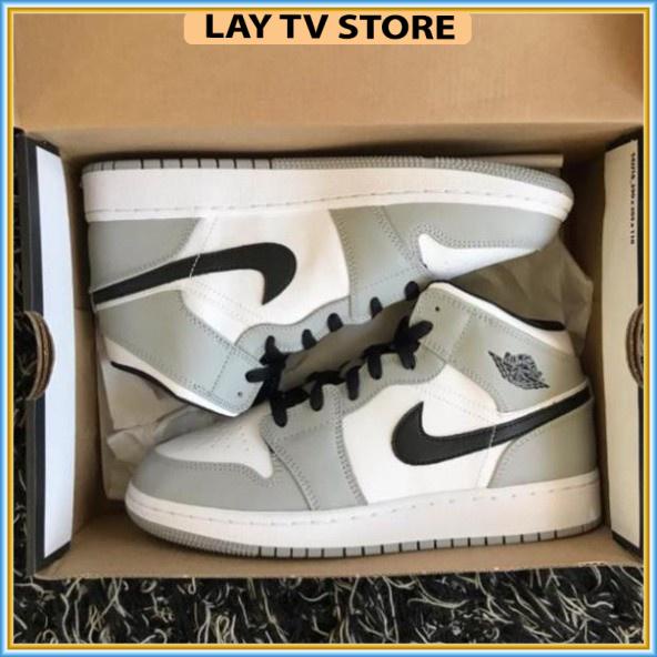 Giày Jordan 1, Giày thể thao JD1 đen cao panda nam nữ hàng cao cấp full box