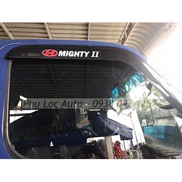 Cặp vè che mưa xe tải Hyundai Mighty N250 N250sl 2 tấn 5 hàng nhựa đen dày dặn