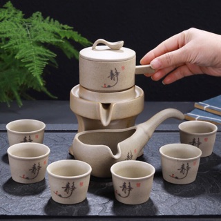 Bộ ấm chén cối xay