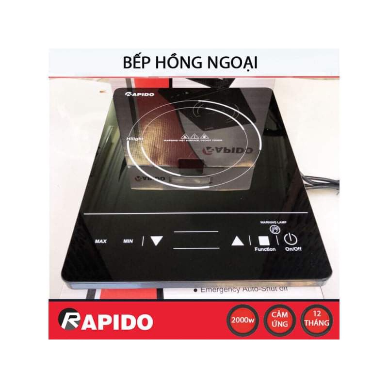 Bếp hồng ngoại Rapido RC2000ES
