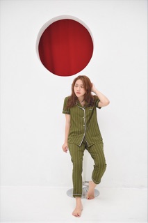 BỘ LỤA TAY CỘC QUẦN DÀI