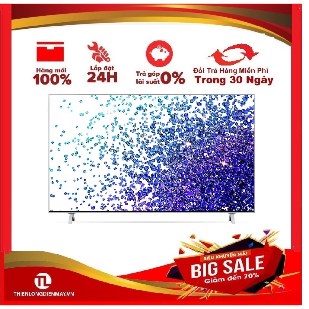 50NANO77TPA MIỄN PHÍ CÔNG LẮP ĐẶT Smart Tivi NanoCell LG 4K 50 inch 50NANO77TPA