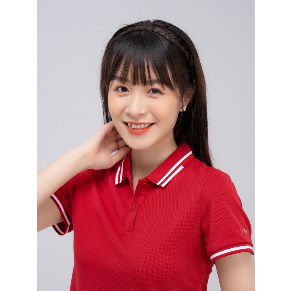 Áo polo nữ Cafe YODY dáng suông chống tia UV áo cộc tay có cổ cao cấp siêu nhẹ siêu mát khử mùi bảo vệ nàn da APN5070
