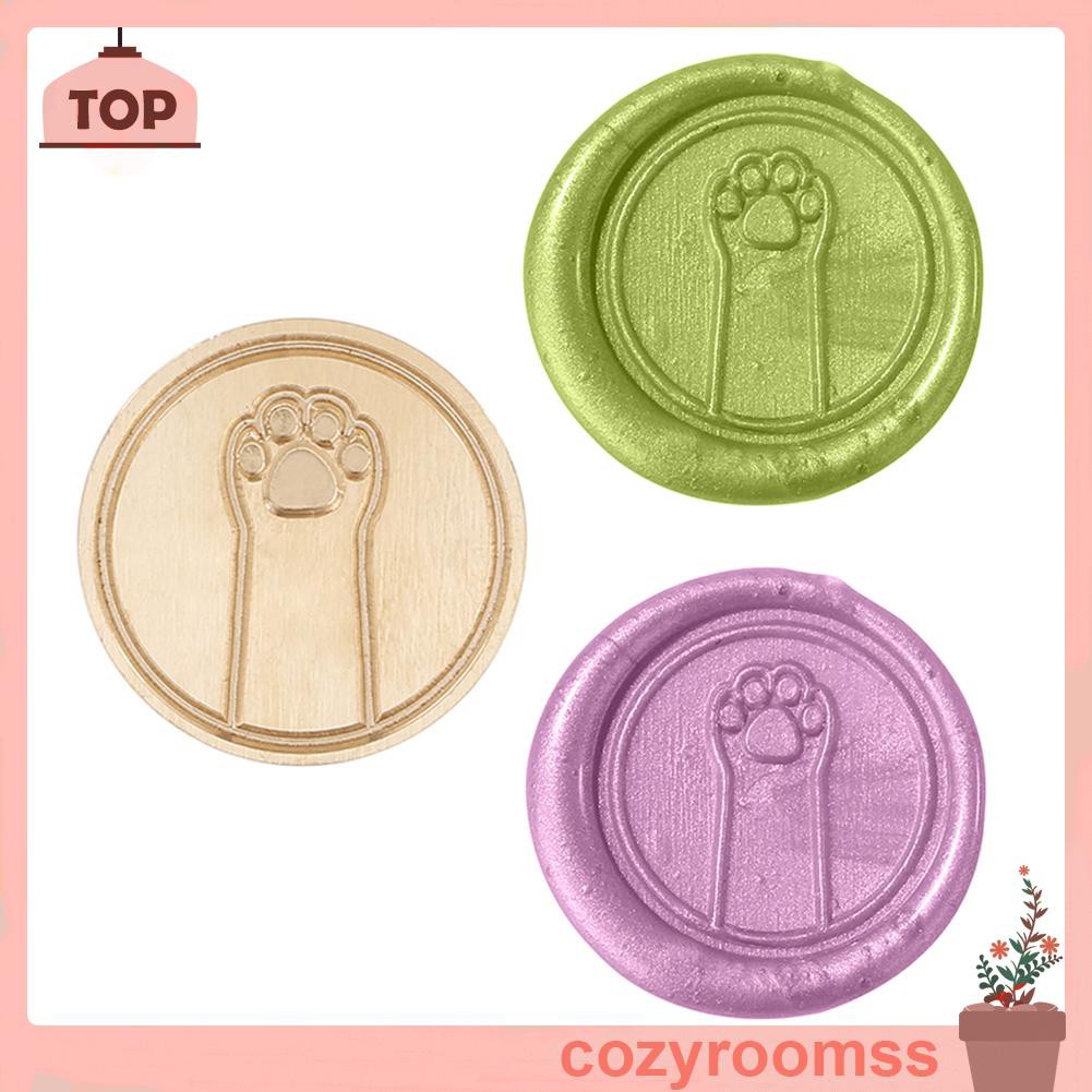 Hộp đầu con dấu bằng đồng 25mm dùng để đóng dấu sáp cho thiệp mời