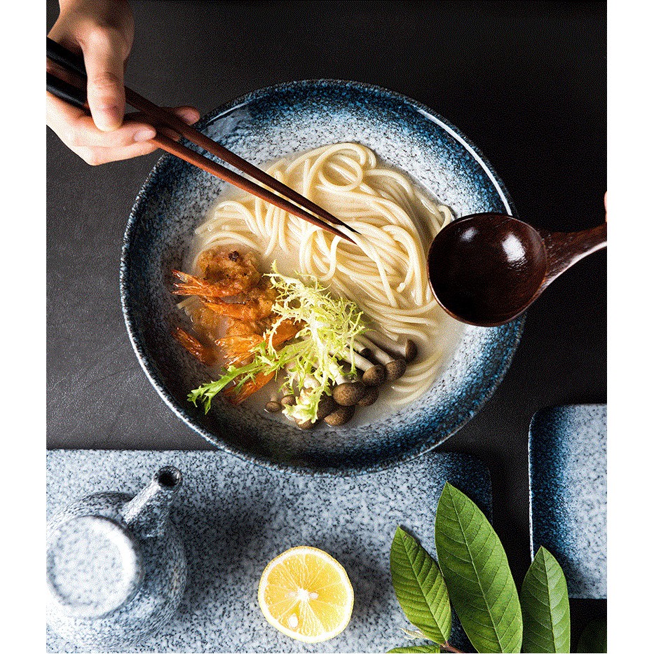 Bát loa đựng mì ramen canh súp phong cách Nhật Bản cao cấp cho nhà hàng