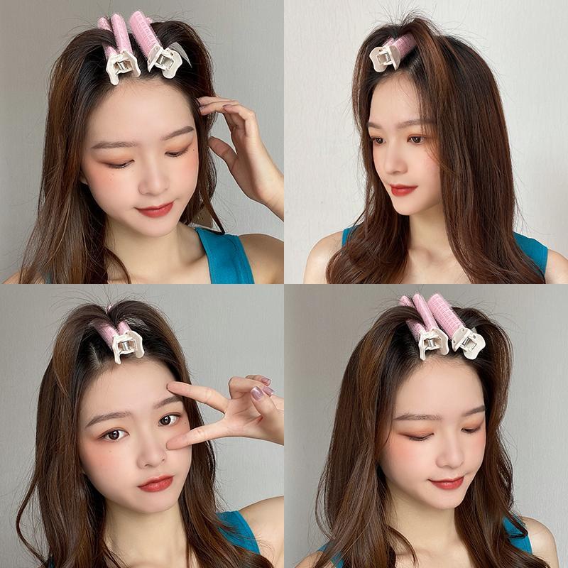 Hộp 2 Lô quấn Dạng Kẹp Tạo Độ Phồng Chân Tóc Phong Cách Hàn Quốc