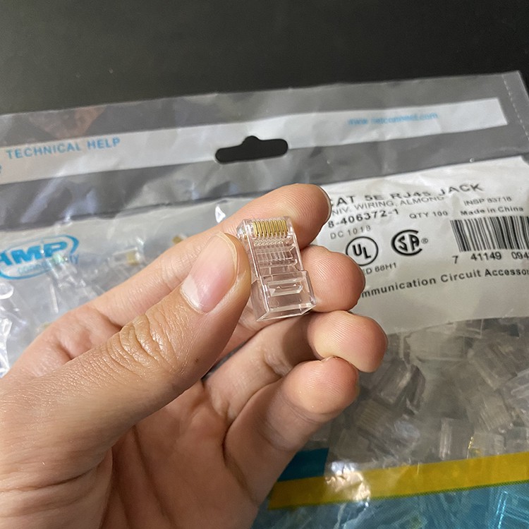 Hạt mạng Cat6 RJ45 amp commscope LUVIBA RJ45