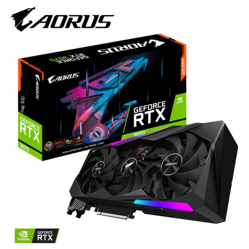 Card màn hình Gigabyte AORUS GeForce® RTX 3070 MASTER 8GB GDDR6 | BigBuy360 - bigbuy360.vn