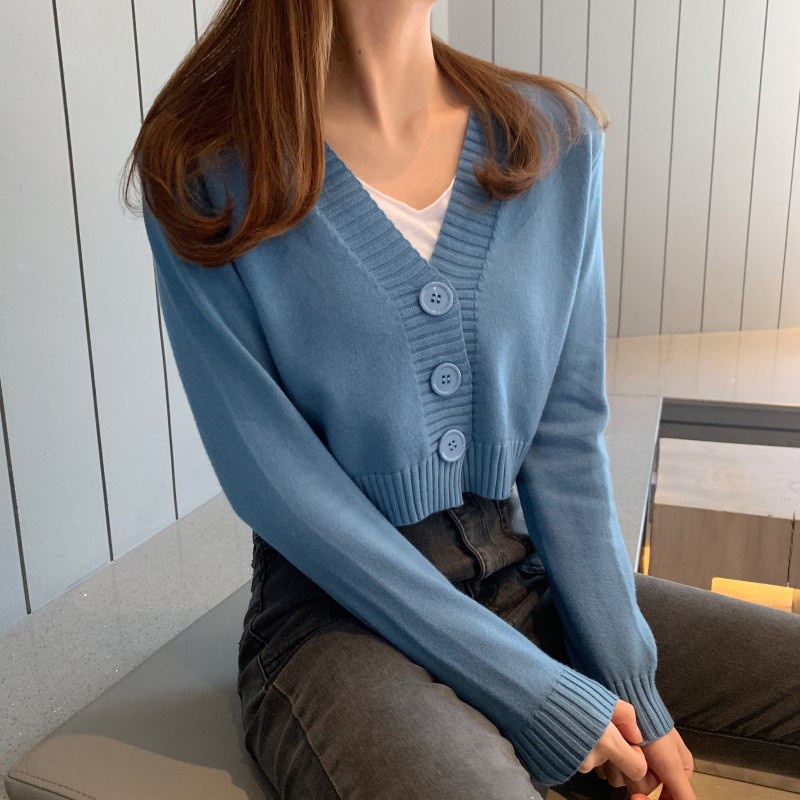 Cardigan, áo len mỏng nữ, áo khoác rộng và áo khoác ngắn
