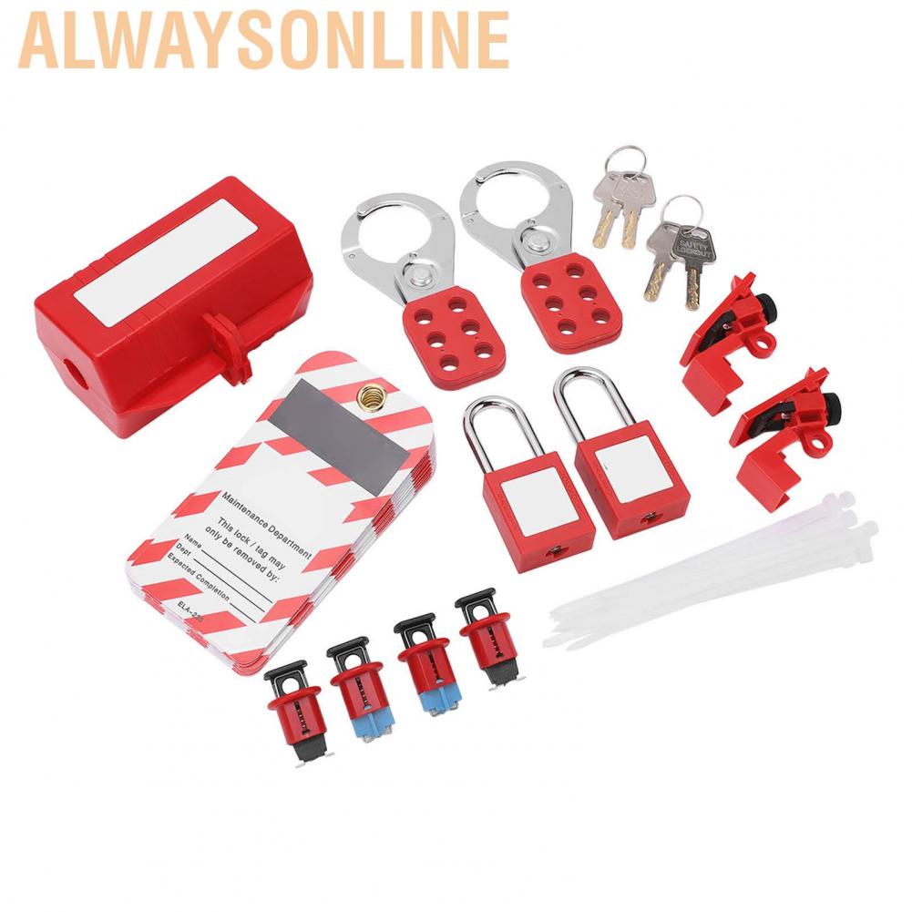 Alwaysonline Loto Tags Lockout Circuit Breaker Impact Resistance for Industrial Chemical