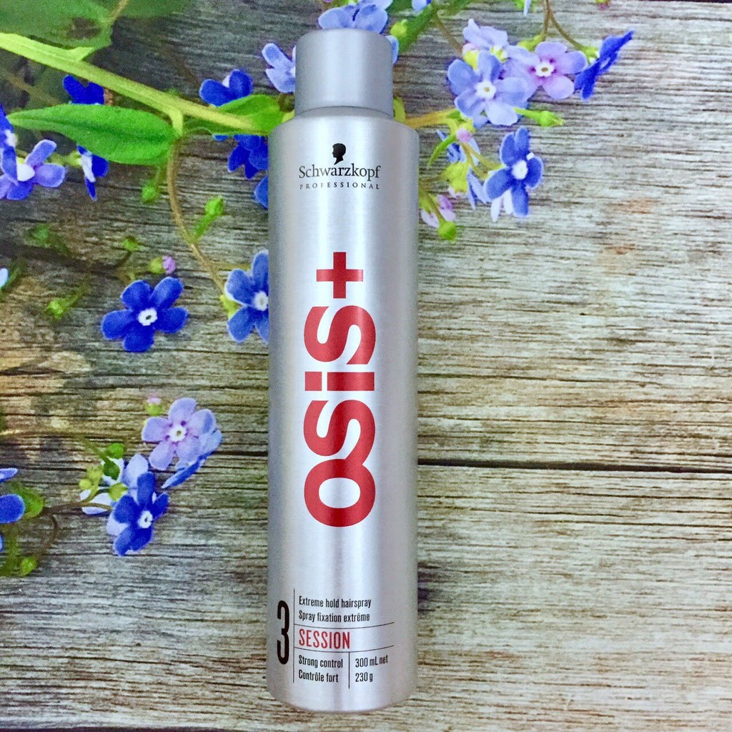 Keo xịt tóc giữ nếp cứng Schwarzkopf Osis+ 3 Session Extreme Hold Hairspray 300ml