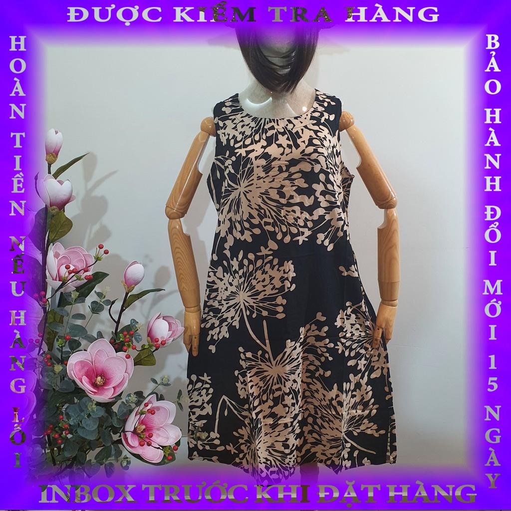 Xả Hàng- Đầm Suông Dài Vải Lanh ( Vải Tole) , Váy Chữ A Dài Sát Nách ( Video tự quay) gianglinh
