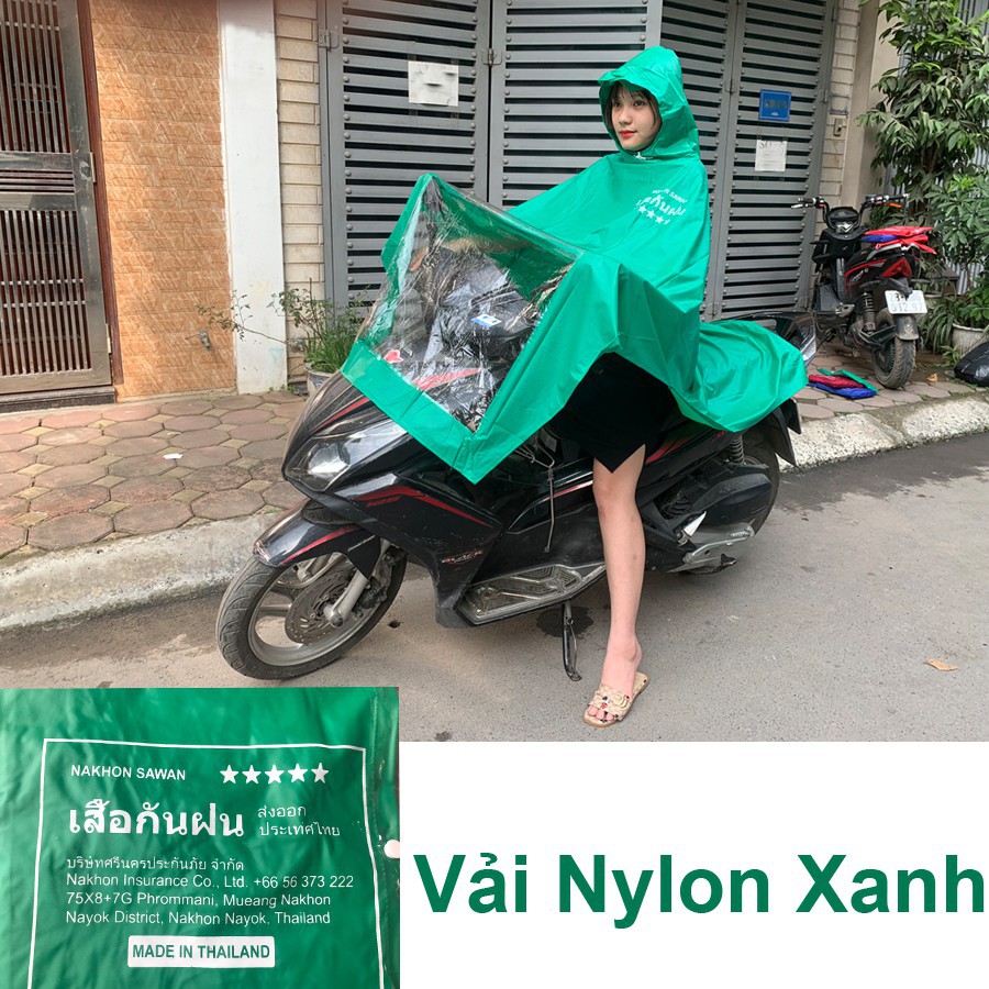 [Nhung123] Áo Mưa Một Đầu Thái Lan NaKhon SaWan - Áo Mưa Xe Máy Cao Cấp