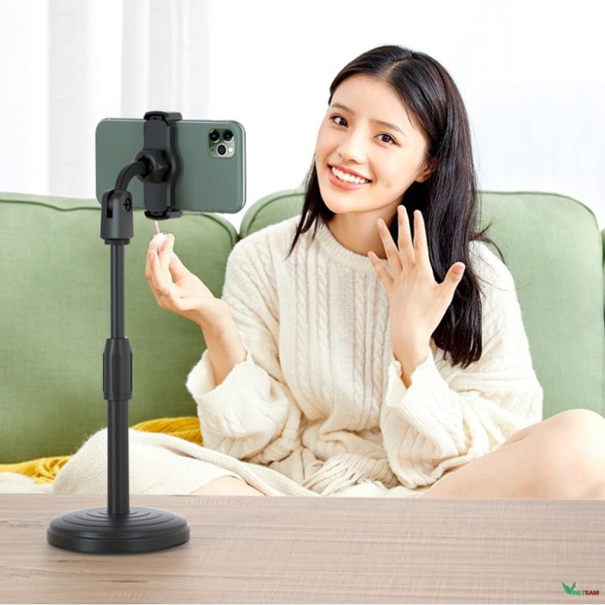 Kê Điện Thoại livestream để bàn xem video Ổn Định Xoay 360 Độ dùng để Quay Phim Ghi Hình Đa Dụng -dc4534