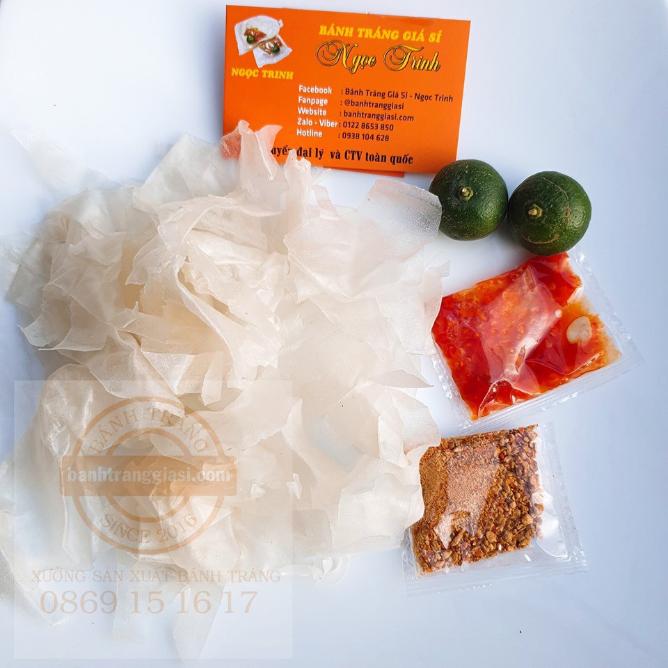 Bánh Tráng Phơi Sương Siêu Cay Xé Sẵn