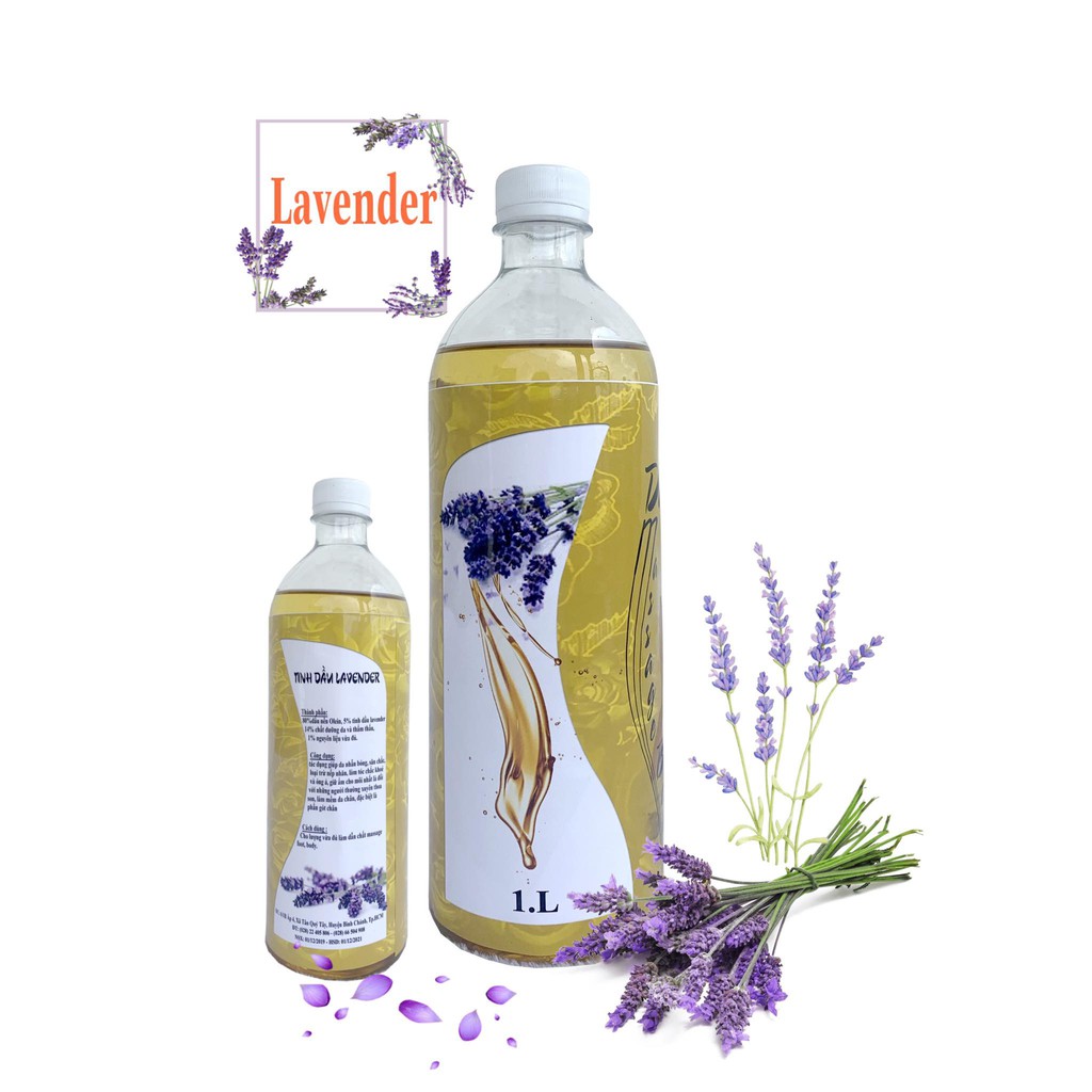 Dầu Massage Toàn Thân ( Body ) - Tinh Dầu Oải Hương ( Lavender ) 1000ml