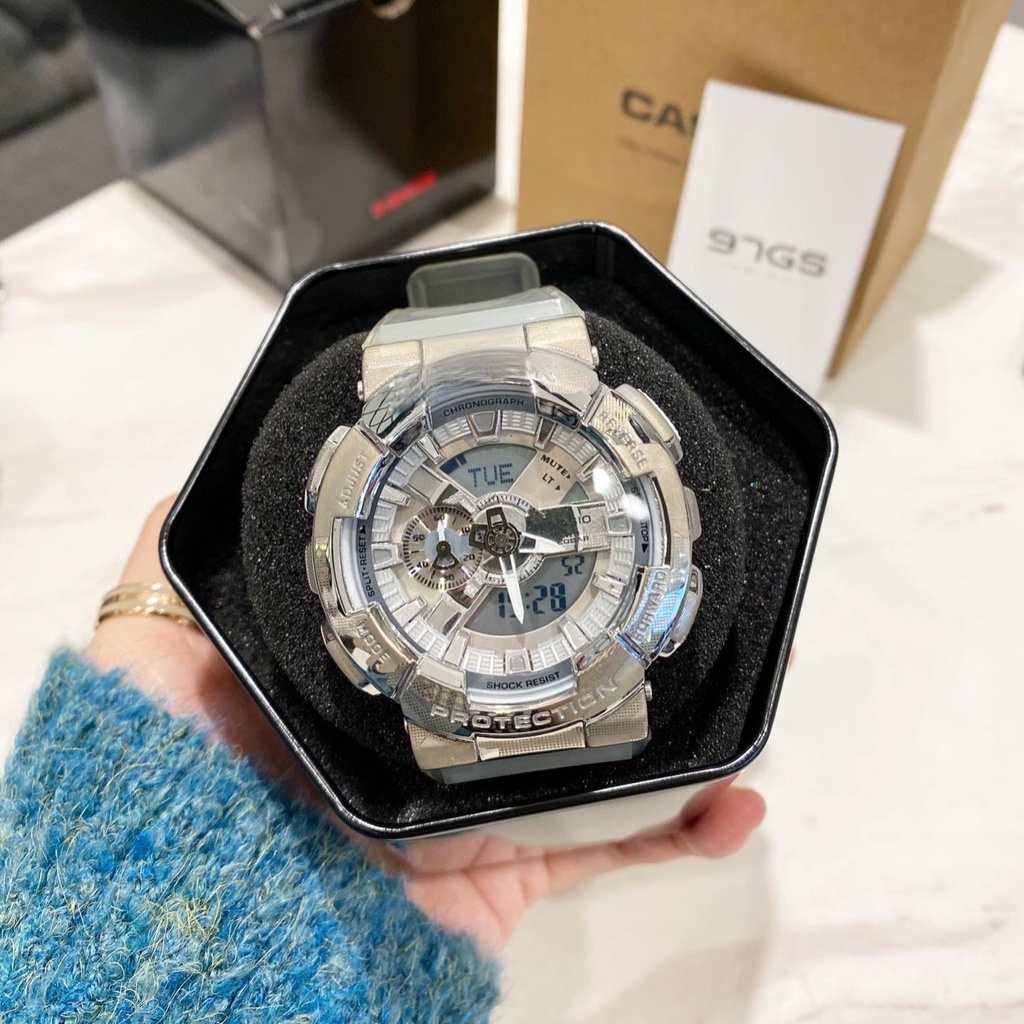 Đồng hồ Nam Gshock GM 110 3 màu cực đẹp, thể thao kim điện tử full box, chống nước, chống va đập, nam tính mạnh mẻ, 42mm