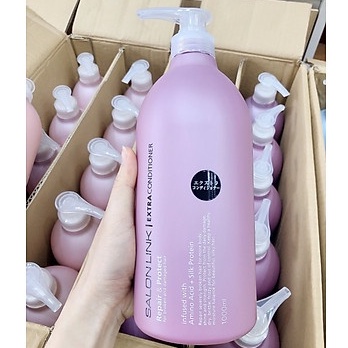 Bộ dầu gội xả Salon Link Extra 1000ML siêu dưỡng và phục hồi tóc nội địa Nhật Bản